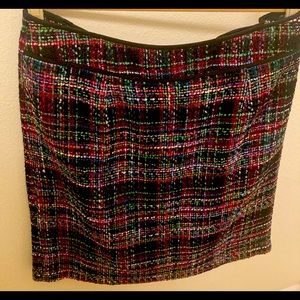 Talbots Woven Wool Skirt Like New, Lined, Back Zip
